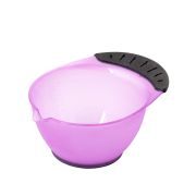 Чаша для красителя с прорезиненной ручкой и сливным носиком 360 мл фуксия, Harizma