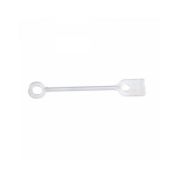 Comair Хомуты на коклюшки, силиконовые, короткие, 6,5см, Белый, 50шт/уп.