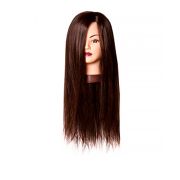 Учебная голова-манекен, шатен, длина волос 50-60 см, harizma