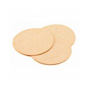 Спонж для лица оранжевый, пресованный, IGRObeauty, диаметр 75 мм