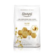 Горячий воск в брикетах Starpil, золотой, 1000 гр