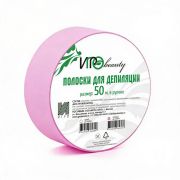 Полоски для депиляции в рулоне, 50м, Розовые, ИГРОbeauty