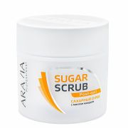Сахарный скраб для тела с маслом миндаля, Aravia Professional, 300 мл