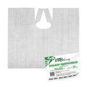 Пеньюар полиэтиленовый IGRObeauty, большой 110х160 см, прозрачный, 20 мкр, 50 шт