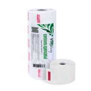 Воротнички бумажные одноразовые IGRObeauty, красные липучки, 5 рулонов по 100 шт