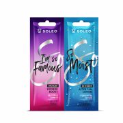 Набор саше Soleo: бронзатор I'm So Famous Bronzer 15 мл + увлажняющий бальзам So Moist после загара 15 мл