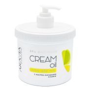 Крем для рук с маслом макадами и карите Aravia Professional Cream Oil, 550 мл