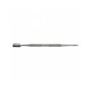 Лопатка маникюрная двусторонняя, пушер и пика, Metzger/Syndicut, длина изделия 13 см.