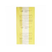 Пакет для медицинских отходов, 500x600 мм, класс Б, жёлтый, 30 литров, 100 шт