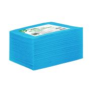 Простыня СМС 80х200 см, 12 г/м2, сложение пластом, голубая ИГРОbeauty 50 шт/уп.