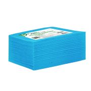 Простыня СМС 70х200 см, 18 г/м2 , сложение пластом, голубая ИГРОbeauty 50 шт/уп.