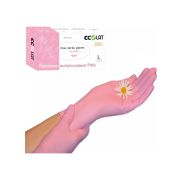 Перчатки нитриловые, розовые, текстурированные, неопудренные, EcoLat L, 8-9, 3,5гр, 100шт