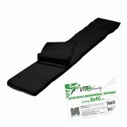 Воротнички парикмахерские нетканые, 8*40см, черные, спанлейс, 100шт