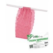 Трусики женские IGRObeauty, спанбонд, розовые, 25 шт