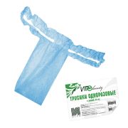 Трусики женские IGRObeauty, SMS, с рюшей, голубые, 25 шт