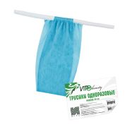 Трусики женские IGRObeauty, спанбонд, голубые, 25 шт