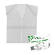 Рубашка без рукавов Стандарт, нетканое полотно, р-р 50-52, Белый, 10шт