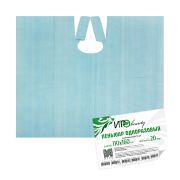 Пеньюар полиэтиленовый IGRObeauty, большой 110х160 см, синий, 20 мкр, 50 шт