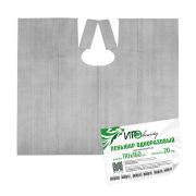 Пеньюар полиэтиленовый IGRObeauty, большой 110х160 см, серебро, 20 мкр, 50 шт