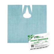 Пеньюар полиэтиленовый IGRObeauty, средний 100х140 см, синий, 20 мкр, 50 шт