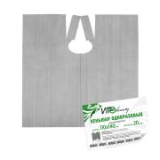 Пеньюар полиэтиленовый IGRObeauty, средний 100х140 см, серебро, 20 мкр, 50 шт