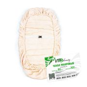 Чехол махровый на кушетку IGRObeauty, слоновая кость, 80 х 200 см