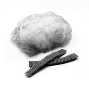 Шапочка «Шарлотта», одинарная резинка, чёрная, 100 шт