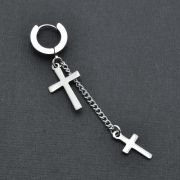 Серьга-КЛИКЕР подвеска( Кресты с цепочкой)
