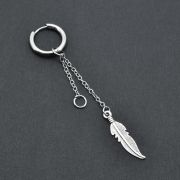 Серьга-КЛИКЕР подвеска ( Перья  )