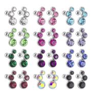 Микроштанга 1,2мм ( 3 Кристалла )