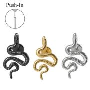 Лабрета 0,8 мм Push-in. ЗМЕЯ. Push-in