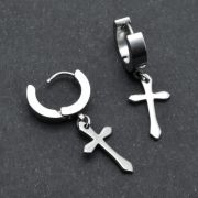 Серьга-КЛИКЕР подвеска( КРЕСТЫ )
