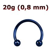 Циркуляр БЕЗ камней (Титан Синий) 0,8мм (10мм, 2,5мм)