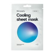 Тканевая охлаждающая маска с экстрактами люцерны, огурца и алоэ вера