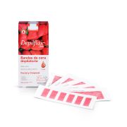 Восковые полоски для депиляции Клубника (набор) | Для тела и лица